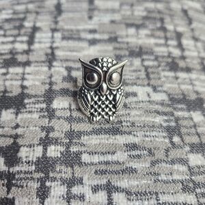 Silver Owl Ring